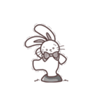 Super Duper Cute Rabbit（個別スタンプ：21）