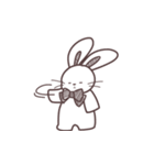 Super Duper Cute Rabbit（個別スタンプ：22）