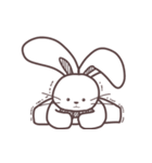 Super Duper Cute Rabbit（個別スタンプ：30）