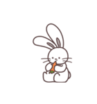 Super Duper Cute Rabbit（個別スタンプ：35）