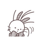 Super Duper Cute Rabbit（個別スタンプ：36）