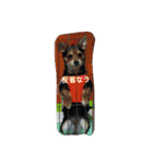 ミックス犬のまめた＆福のまめふくコンビ（個別スタンプ：2）