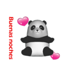 (In Spanish) CG Panda baby (2)（個別スタンプ：4）