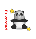 (In Spanish) CG Panda baby (1)（個別スタンプ：10）