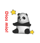 (In Spanish) CG Panda baby (1)（個別スタンプ：15）
