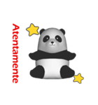 (In Spanish) CG Panda baby (1)（個別スタンプ：16）