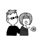 二人。（個別スタンプ：24）