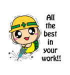 The Little Turtle Harry(English version)（個別スタンプ：4）