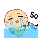 The Little Turtle Harry(English version)（個別スタンプ：24）