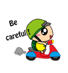 The Little Turtle Harry(English version)（個別スタンプ：26）