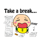 The Little Turtle Harry(English version)（個別スタンプ：30）