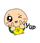 The Little Turtle Harry(English version)（個別スタンプ：32）