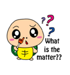 The Little Turtle Harry(English version)（個別スタンプ：40）