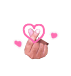 Hand love love（個別スタンプ：5）