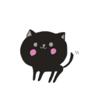 くろねこ♪（個別スタンプ：3）