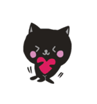 くろねこ♪（個別スタンプ：5）
