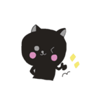 くろねこ♪（個別スタンプ：11）
