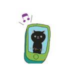 くろねこ♪（個別スタンプ：12）