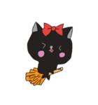 くろねこ♪（個別スタンプ：16）