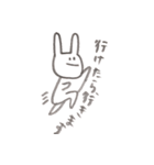 うさぎのうそぴょん敬語（個別スタンプ：35）