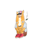 馬おやじ（個別スタンプ：7）