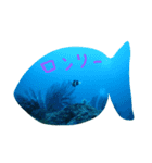 ダイビング 魚 ダイバー（個別スタンプ：3）