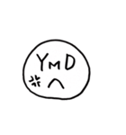 YMD face（個別スタンプ：40）