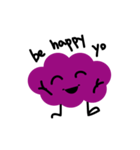 purple cloud emoji（個別スタンプ：3）