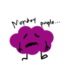 purple cloud emoji（個別スタンプ：4）