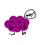 purple cloud emoji（個別スタンプ：6）