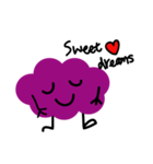 purple cloud emoji（個別スタンプ：8）