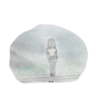 後ろ向きの少女（個別スタンプ：4）