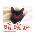 Black cat YAN（個別スタンプ：33）