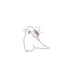 アルビノインコのにちじょう（個別スタンプ：21）