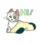 こまたぎねこ（個別スタンプ：4）
