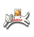 こまたぎねこ（個別スタンプ：5）