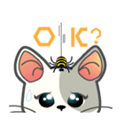 こまたぎねこ（個別スタンプ：6）