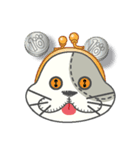 こまたぎねこ（個別スタンプ：12）