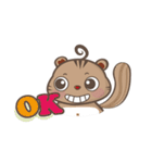 Twins squirrels（個別スタンプ：5）