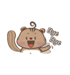 Twins squirrels（個別スタンプ：24）