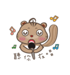 Twins squirrels（個別スタンプ：35）