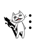 ian cat of white（個別スタンプ：14）