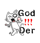 ian cat of white（個別スタンプ：17）
