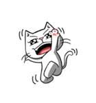 ian cat of white（個別スタンプ：28）