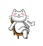 ian cat of white（個別スタンプ：31）