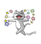 ian cat of white（個別スタンプ：33）