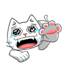 ian cat of white（個別スタンプ：37）