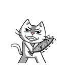 ian cat of white（個別スタンプ：40）