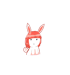 Bunny Version : CUTE LITTLE BUNNY（個別スタンプ：4）