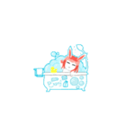 Bunny Version : CUTE LITTLE BUNNY（個別スタンプ：6）